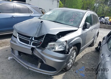 2017 Dodge Journey Se from USA, damaged, VIN 3C4PDCAB0HT694918